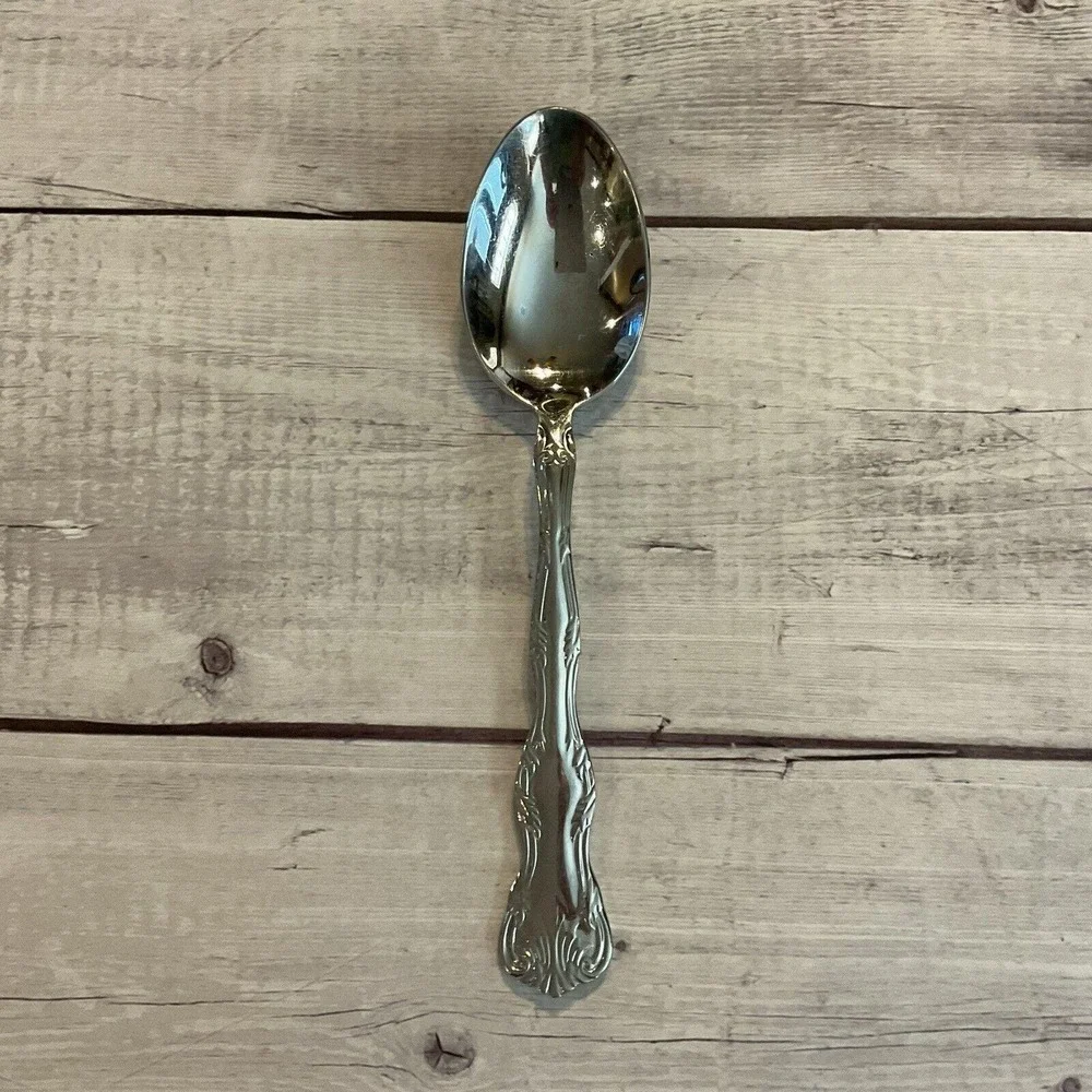 Reed & Barton Select VICTORIA Stainless Flatware Serving Spoon Tablespoon
